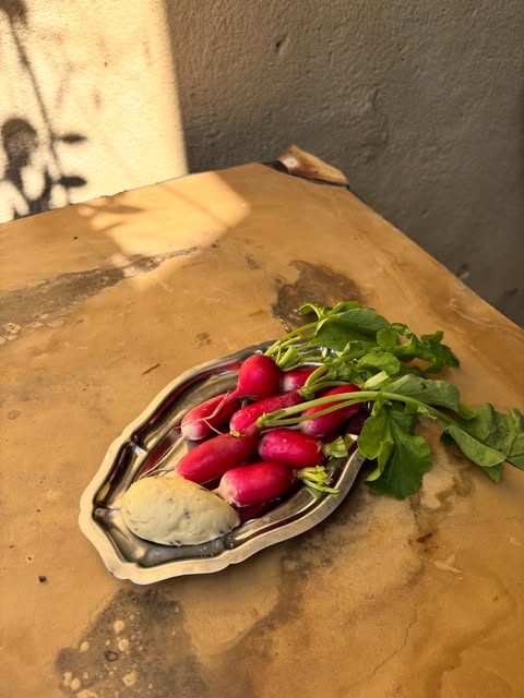 Radis et beurre, produits du potager