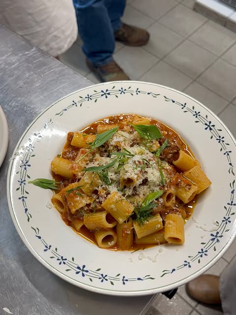 Rigatoni maison, cuisine du jour